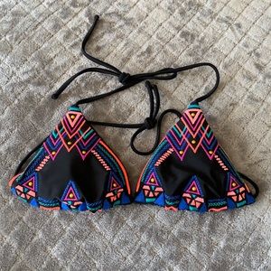 Target tribal print swim top